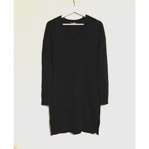 Vince Dress XS Wool Cashmere Gray Knit Mini Cashmere Long Sleeve